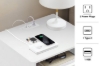 Picture of LATCH 2-Drawer Nightstand/Side Table with Dual Power Outlets, USB & Type-C Ports