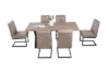 Picture of GALLOP 7PC Dining Set - 6 Dining Chairs (Without Arms) + 1 Dining Table