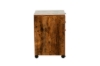 Picture of LUKAN 3-Drawer Mobile File Cabinet (Rustic Brown)
