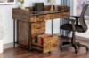 Picture of LUKAN 3-Drawer Mobile File Cabinet (Rustic Brown)