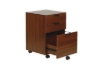 Picture of LUKAN 3-Drawer Mobile File Cabinet (Walnut)