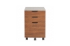 Picture of LUKAN 3-Drawer Mobile File Cabinet (Oak&Walnut)