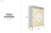 Picture of VANTRA 2 Flip Drawers Shoe Cabinet (White)