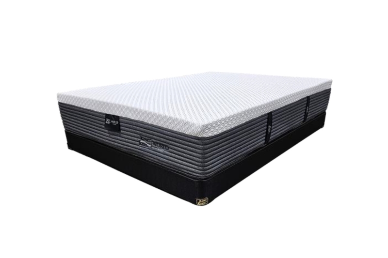 Picture of KING KOIL Froster Cool Hybrid H13" Drop Euro‑Top 5‑Zone Pocket Spring Cool Grandeur Memory Foam Mattress with Deep Freeze Cooling Fabric in Queen/Eastern King Sizes