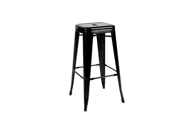 Picture of TOLIX Replica Counter Height Stool (Black) - H25.5"