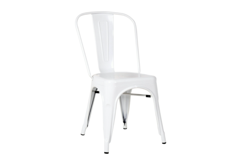 Picture of TOLIX Replica Dining Chair - Gloss White