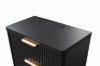 Picture of CALVEN 3-Drawer Nightstand with Dual Power Outlets & USB Ports (Dark)