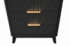 Picture of CALVEN 3-Drawer Nightstand with Dual Power Outlets & USB Ports (Dark)