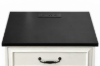 Picture of MILVEN 3-Drawer Nightstand with Dual Power Outlets & USB (White & Espresso)