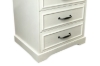 Picture of MILVEN 3-Drawer Nightstand with Dual Power Outlets & USB (White & Espresso)