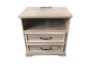 Picture of MILVEN 2-Drawer Nightstand with Dual Power Outlets & USB (Grey)