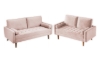 Picture of [FLOOR MODEL CLEARANCE]HAROLD Fabric 3 Seater Sofa (Pink)