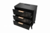 Picture of CALVEN 3-Drawer Nightstand with Dual Power Outlets & USB Ports (Dark)