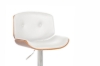 Picture of [FLOOR MODEL CLEARANCE] BOYLTON Bentwood with PU Barstool (White)