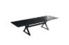 Picture of [FLOOR MODEL CLEARANCE] CAPITOL Extension Dining Table  71"-86.6"-102"-118" Long (Black)