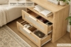 Picture of ROVEA 2-Drawer Nightstand with Charging Station (Oak)