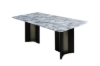 Picture of VAREN 63"/71" Microcrystalline Stone Top Dining Table