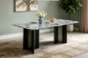 Picture of VAREN 63"/71" Microcrystalline Stone Top Dining Table