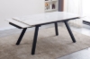 Picture of [FLOOR MODEL CLEARANCE] DALTON 71"-94.5" Extension Matte Sintered Stone Top Dining Table