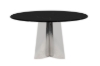 Picture of [FLOOR MODEL CLEARANCE]ELIOT 54" Marble Top Round Dining Table (Black)