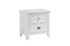 Picture of [FLOOR MODEL CLEARANCE]HARBOR 2-Drawer Bedside Table (White)