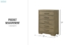Picture of [FLOOR MODEL CLEARANCE]KENORA 5-Drawer Chest