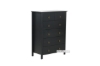 Picture of [FLOOR MODEL CLEARANCE]METRO 6-Drawer Solid Pine Wood Chest (Black)
