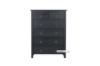 Picture of [FLOOR MODEL CLEARANCE]METRO 6-Drawer Solid Pine Wood Chest (Black)