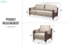 Picture of [FLOOR MODEL CLEARANCE] NOVILLA Leather Sofa Range - 1 Seater(Armchair)