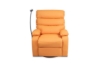 Picture of [FLOOR MODEL CLEARANCE] OLIVIO 360° Swivel Manual Recliner Lounge Chair with Mobile Holder (Orange)