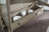 Picture of [FLOOR MODEL CLEARANCE] OTLEY Accent Corner Display Cabinet (Gray)