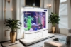 Picture of [FLOOR MODEL CLEARANCE] 145 Gallons Aquarium/Fish Tank with LED Light & Temperature Display – 59" x 16" x 54"