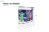 Picture of [FLOOR MODEL CLEARANCE] 145 Gallons Aquarium/Fish Tank with LED Light & Temperature Display – 59" x 16" x 54"