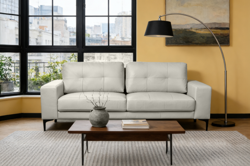 Picture of [FLOOR MODEL CLEARANCE] AMIRA 100% Genuine Leather 3 Seater Sofa