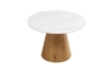 Picture of PHOENIX D43.5" 5PC Sintered Stone Top Dining Table & 360° Swivel Chairs Set