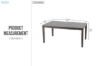 Picture of [FLOOR MODEL CLEARANCE] KAVANA 47"- 65" Extension Dining Table