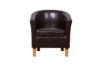 Picture of [FLOOR MODEL CLEARANCE] BILKO Barrel Accent Chair (Brown)