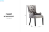 Picture of [FLOOR MODEL CLEARANCE] HALMAR High Back Dining Chair (Grey)