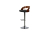 Picture of [FLOOR MODEL CLEARANCE] SADDLE Bentwood Adjustable Gas Lift Bar Stool (Black)