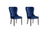 Picture of [FLOOR MODEL CLEARANCE] ERICA Button-Tufted Velvet Dining Chair (Navy Blue) - Each