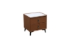 Picture of [FLOOR MODEL CLEARANCE]  CUBA 2-Drawer Nightstand (Brown)