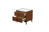 Picture of [FLOOR MODEL CLEARANCE]  CUBA 2-Drawer Nightstand (Brown)