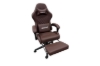 Picture of TURBO 360° Swivel Height-Adjustable Gaming Chair with Reclining Backrest, Lumbar Support & Footrest (Brown)