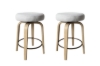 Picture of LUKE H25.5" 360° Swivel Counter Height Stool (Beige)