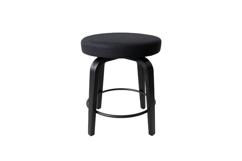 Picture of LUKE H24" 360° Swivel Counter Height Stool (Dark)