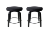 Picture of LUKE H24" 360° Swivel Counter Height Stool (Dark)