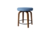 Picture of LUKE H24" 360° Swivel Counter Height Stool (Blue)