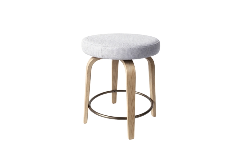 Picture of LUKE H24" 360° Swivel Counter Height Stool (Beige)