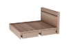 Picture of OAKFORD Bed Frame with Two Movable Storage Drawers in Queen/Eastern King Size