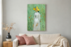 Picture of 367-005 Hand-Finished Canvas Decorative Wall Art (31.5"×47") - Girl in White (1890) by Vincent van Gogh